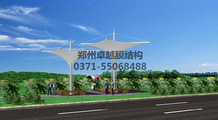 廣場/公園膜結(jié)構效果圖三