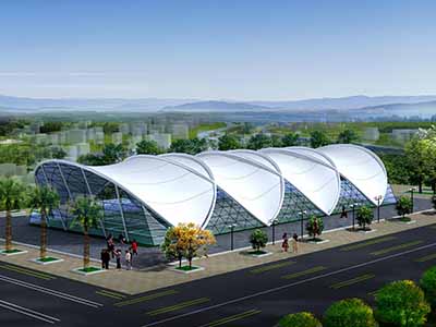 羽毛球館膜結(jié)構(gòu)