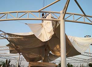 膜結(jié)構(gòu)中膜布怎么安裝？