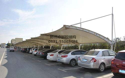 臨汾新東城小區(qū)膜結構車棚