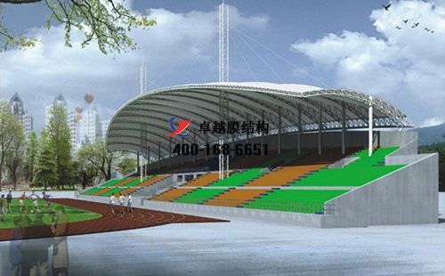 邵陽市膜結(jié)構(gòu)看臺【邵陽學(xué)院等】設(shè)計施工案例