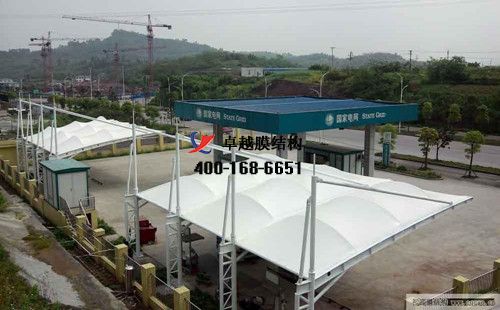 永州膜結(jié)構(gòu)充電站樁停車(chē)棚/雨棚【順?lè)逍履茉撮_(kāi)發(fā)有限公司等】設(shè)計(jì)施工案例