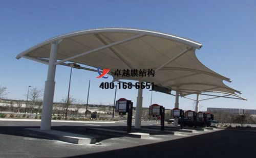 河北膜結(jié)構(gòu)充電站樁車(chē)棚【河北勝禹客運(yùn)有限公司等】工程設(shè)計(jì)施工案例