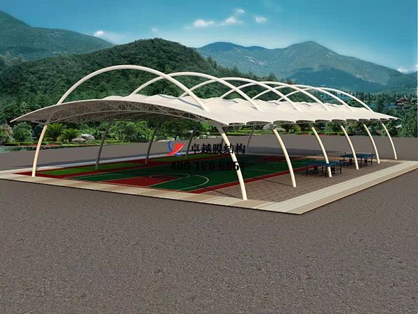   邯鄲<font color='red'>膜結構車棚</font>【邯鄲鋼鐵集團有限責任公司】工程實例