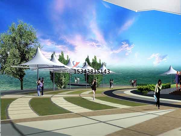 來賓<font color='red'>張拉膜結(jié)構(gòu)</font>景觀設(shè)計(jì)施工【案例圖片】