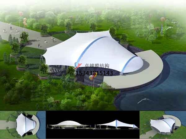 韶關(guān)<font color='red'>張拉膜結(jié)構(gòu)</font>景觀設(shè)計施工【案例圖片】