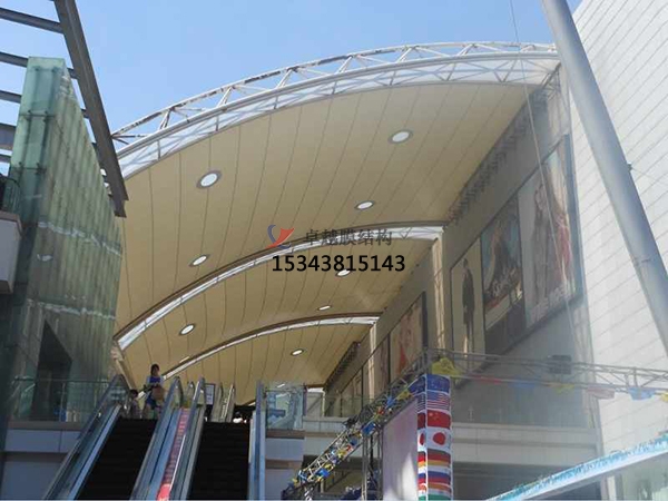 中山膜結(jié)構(gòu)商場(chǎng)頂蓋【生產(chǎn)廠家】中山步行街入口大門膜結(jié)構(gòu)遮陽棚公司