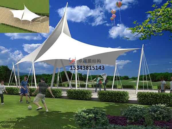 牡丹江市景觀<font color='red'>張拉膜結構</font>遮陽棚【生產廠家】