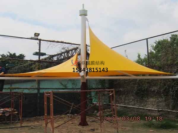 大慶市景觀<font color='red'>張拉膜結構</font>遮陽棚【生產廠家】