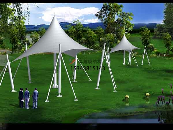 格爾木<font color='red'>張拉膜結構</font>景觀設計施工【案例圖片】