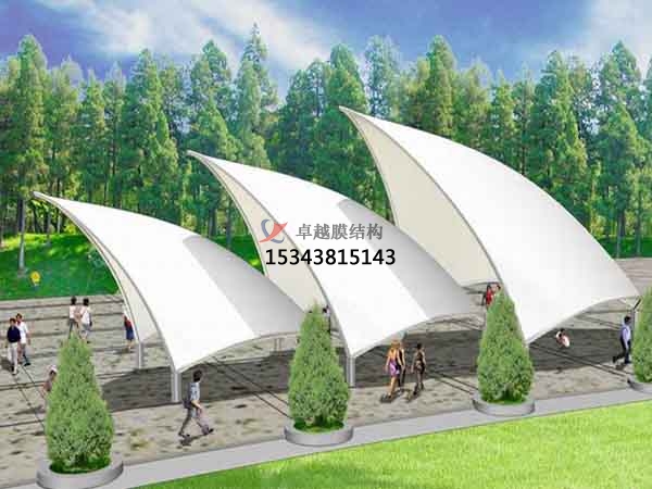 確山縣景觀<font color='red'>張拉膜結(jié)構(gòu)</font>遮陽(yáng)棚【生產(chǎn)廠家】