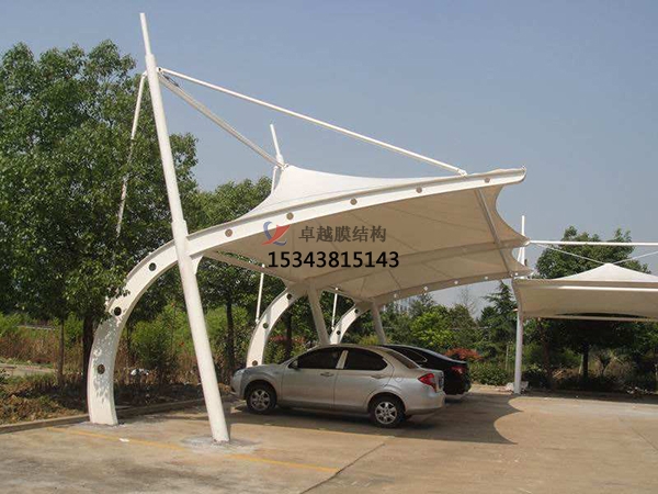 范縣<font color='red'>膜結(jié)構(gòu)停車棚</font>【遮陽棚生產(chǎn)安裝】