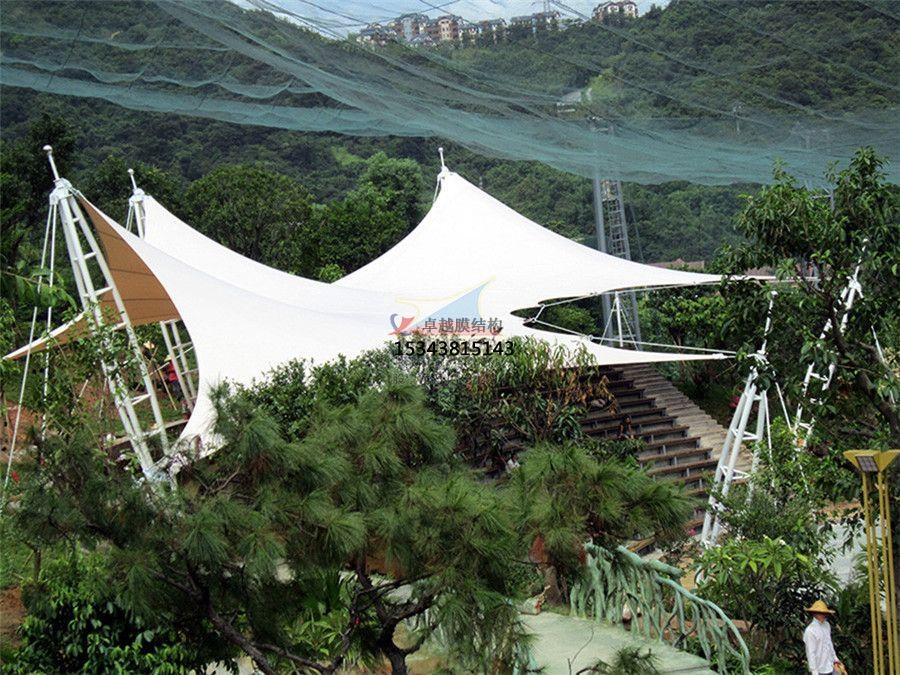 通道膜結(jié)構景觀【張拉膜景觀】承包安裝價格