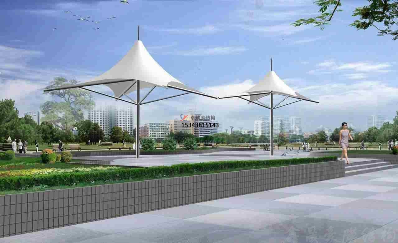 張拉膜，詮釋建筑的輕盈和空靈