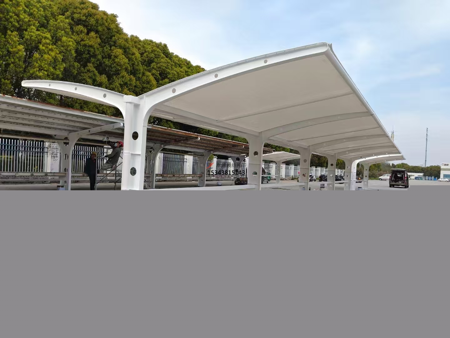 婁底充電樁車棚——婁底<font color='red'>膜結(jié)構(gòu)公司</font>【專業(yè)廠家】