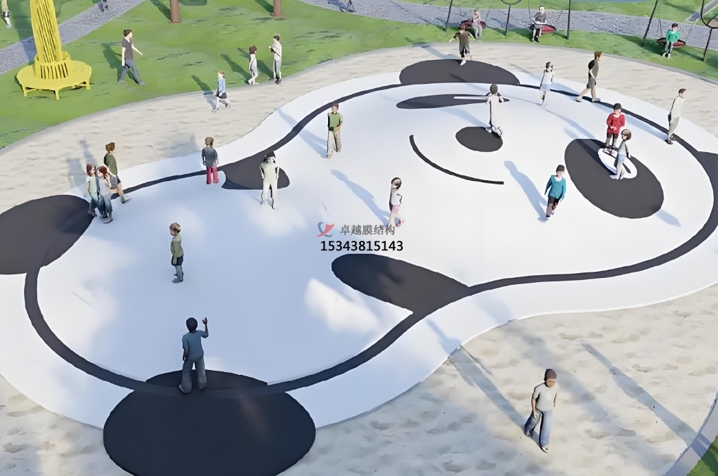 巢湖<font color='red'>膜結構公司</font>【蹦蹦云膜結構】巢湖膜結構廠家