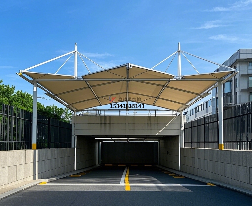 蒲田膜結(jié)構(gòu)公司【地下車庫出入口雨棚】蒲田膜結(jié)構(gòu)廠家