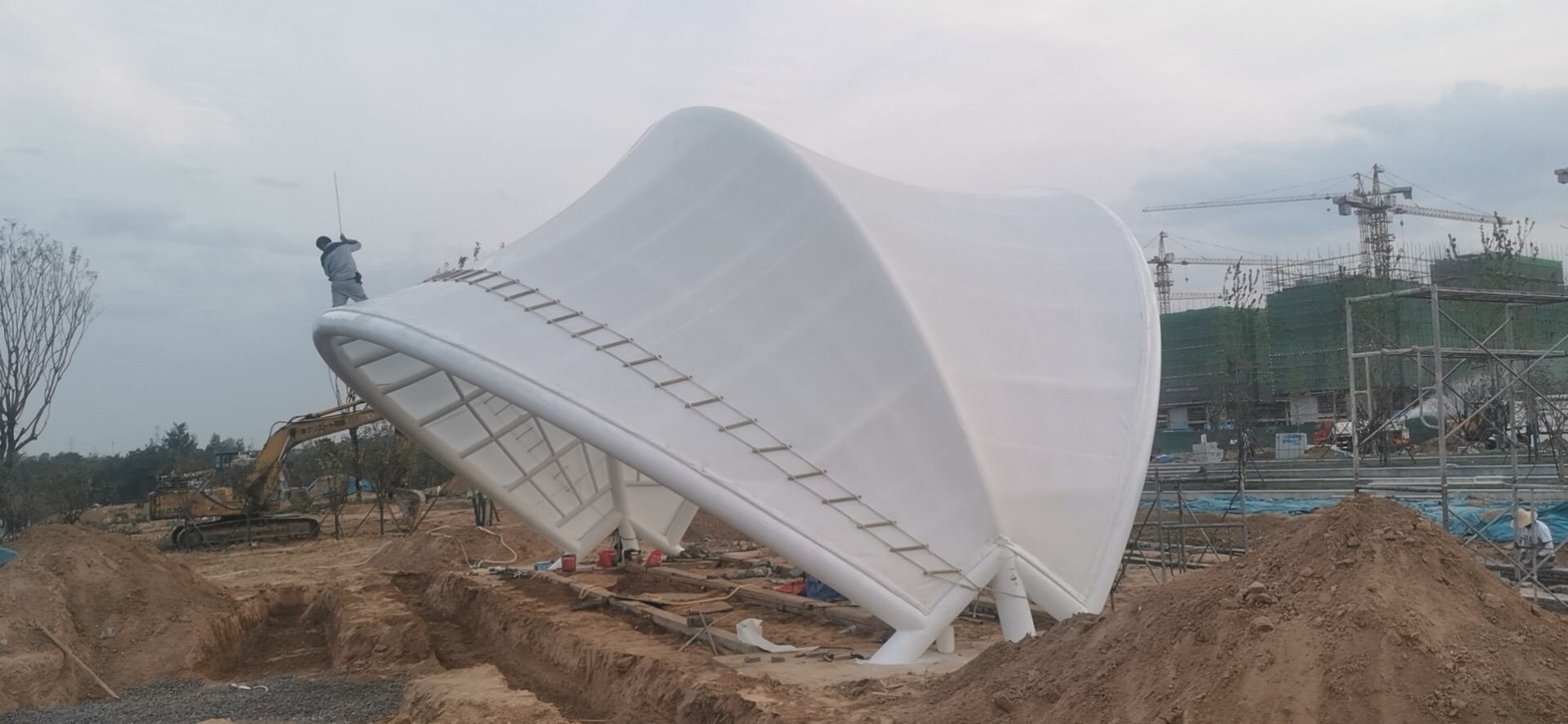 游樂場(chǎng)舞臺(tái)遮陽棚