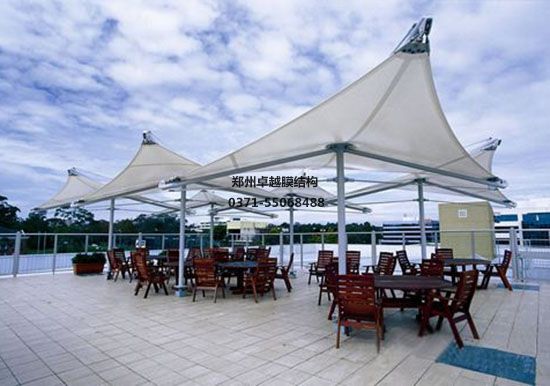 衡水張拉膜充電樁車(chē)棚設(shè)計(jì)施工案例