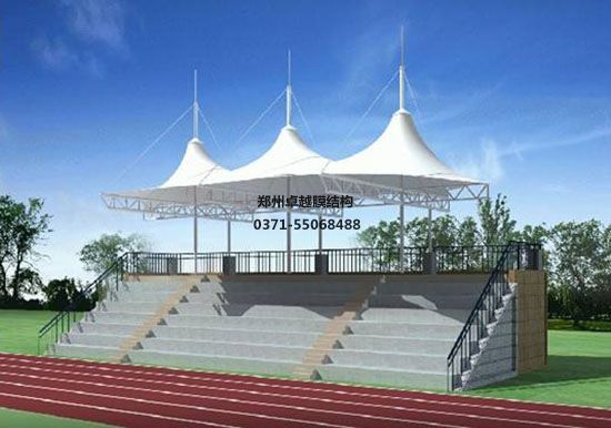 河北<font color='red'>膜結(jié)構(gòu)看臺</font>/舞臺【河北省科技工程學(xué)校等】工程設(shè)計施工案例