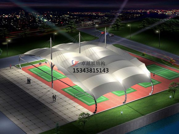 寧夏膜結(jié)構(gòu)公司【索膜結(jié)構(gòu)羽球場(chǎng)】寧夏膜結(jié)構(gòu)廠家